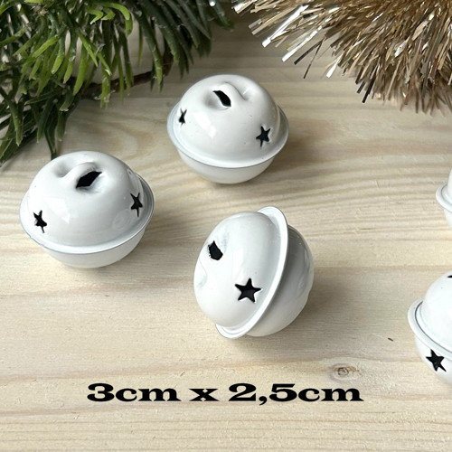 Vánoční rolnička 3cm x 2,5cm - 1ks