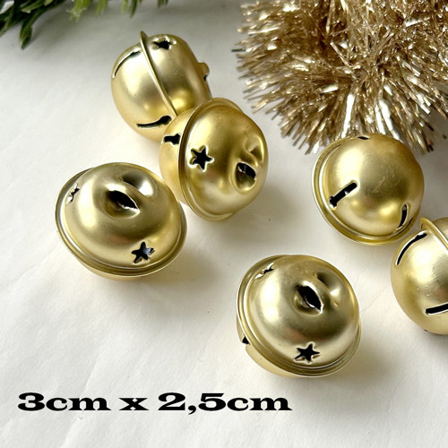 Vánoční rolnička 3cm x 2,5cm - 1ks