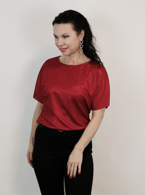 Dámská halenka červená — foto 1
