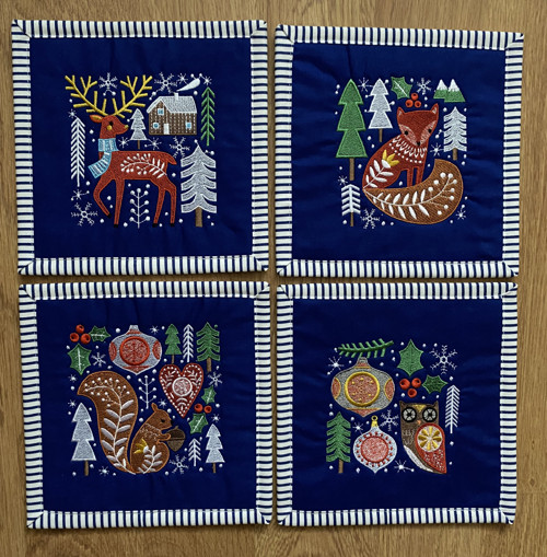 Vánoční prostírka nordic