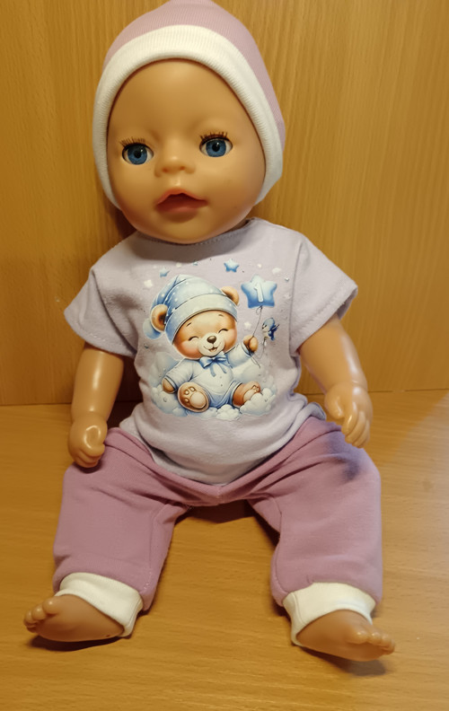 Baby Born 36 cm - souprava v lila