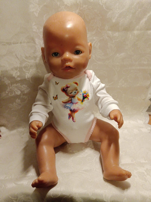 Baby Born 43 cm - body s obrázkem