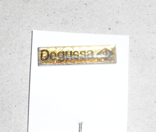 Jehlicový ODZNAK • Degussa — foto 1