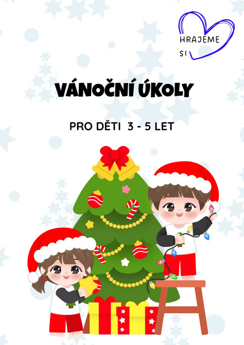 Vánoční pracovní listy pro děti 3 - 6 let