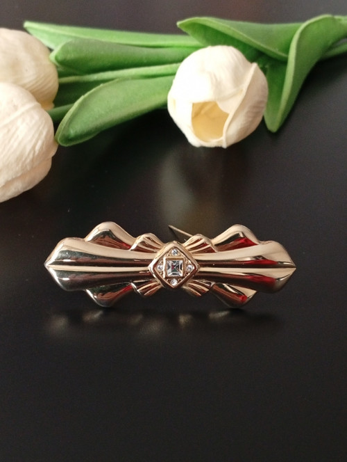 Elegantní vintage brož, USA, 80-léta.