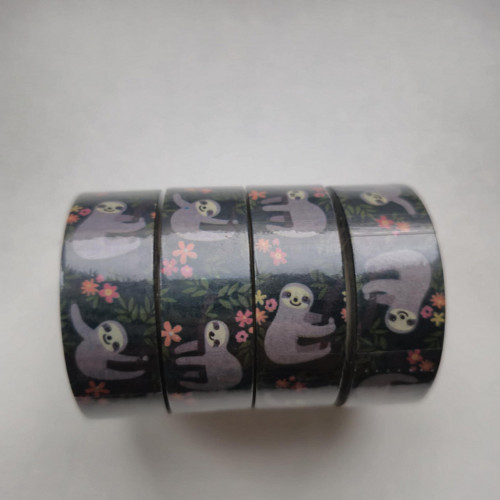 Washi pásky. Lenochod.