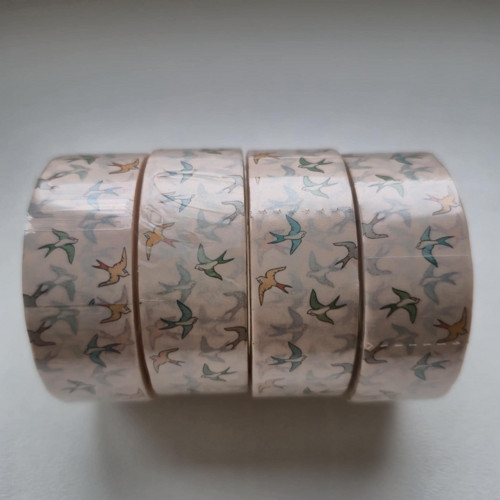 Washi pásky. Vlaštovky.