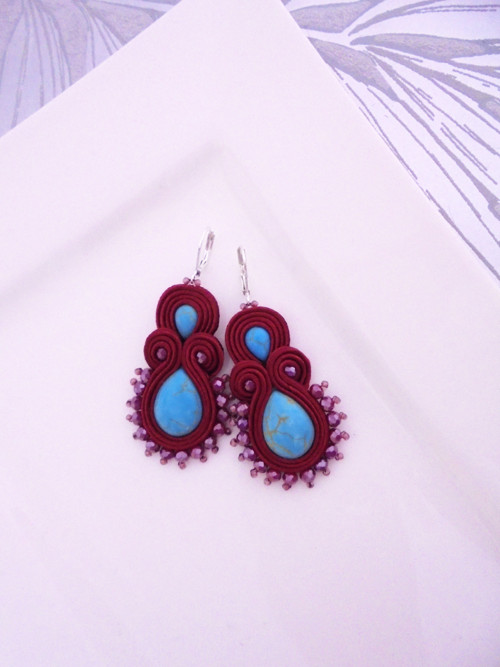 Soutache náušnice
