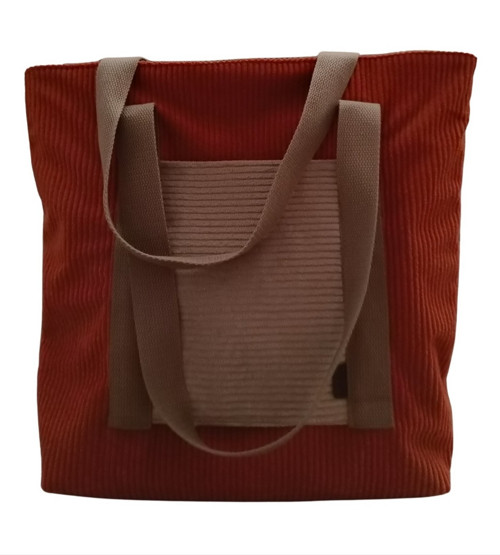 Taška manšestr SHOPPER TERRACOTTA