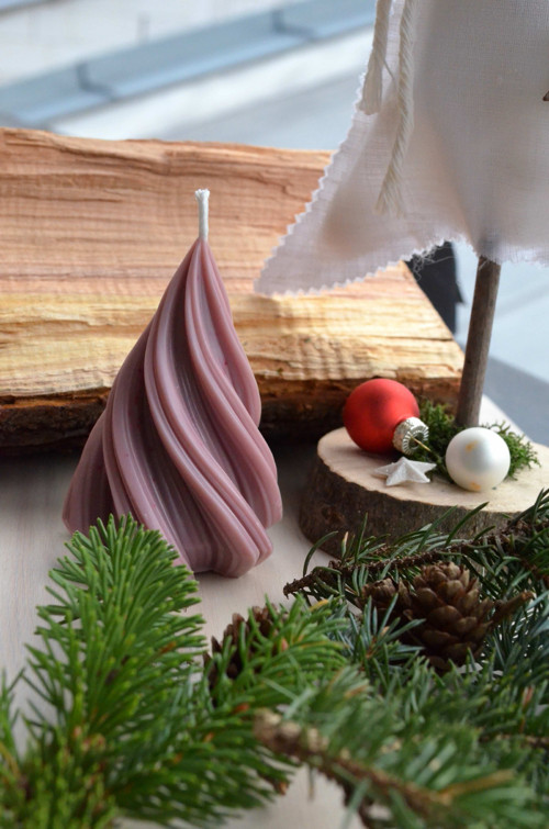 Sójová svíčka - Stromek Starorůžová