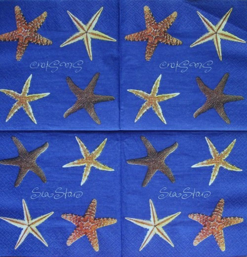 Papírový ubrousek Hvězdice, Sea Star — foto 1