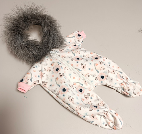 Softshellová kombinéza Baby Born 43cm -Ptačky mini