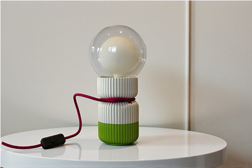 Lampa Ribbed double