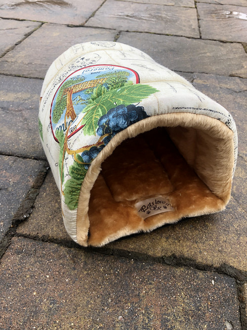 Tunel pro morčata k zazimování nebo jejich pohodlí
