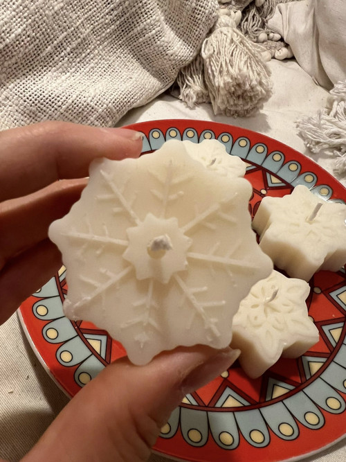 Svíčka Snowflake / Sněhová Vločka — foto 1