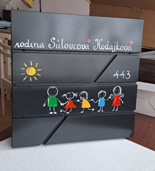 Veľká poštová schránka - rodinka