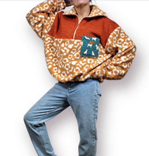 Dámská fleece -teddy mikina — foto 1