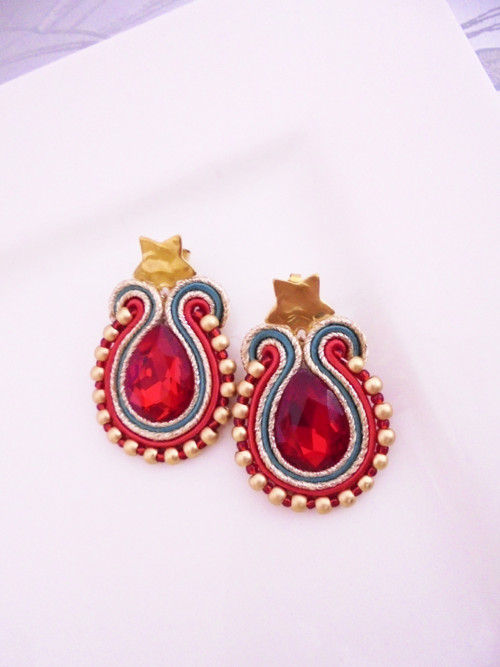 Soutache náušnice