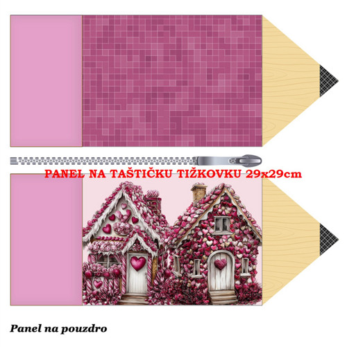 Panel na taštičku tužkovku bavlna