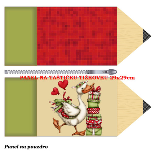 Panel na taštičku tužkovku bavlna