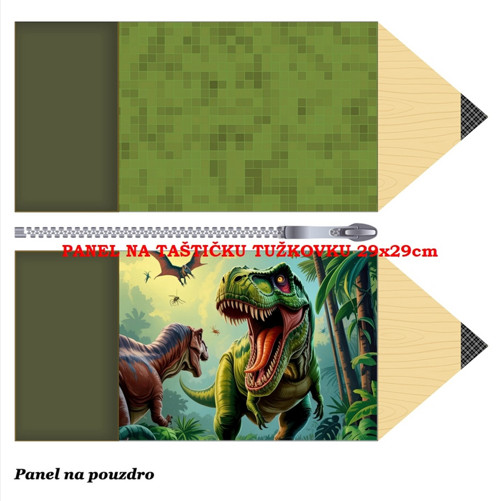 Panel na taštičku tužkovku bavlna
