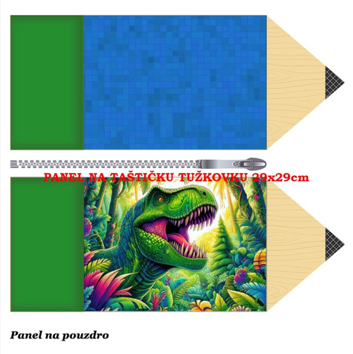 Panel na taštičku tužkovku bavlna