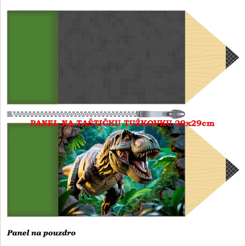 Panel na taštičku tužkovku bavlna