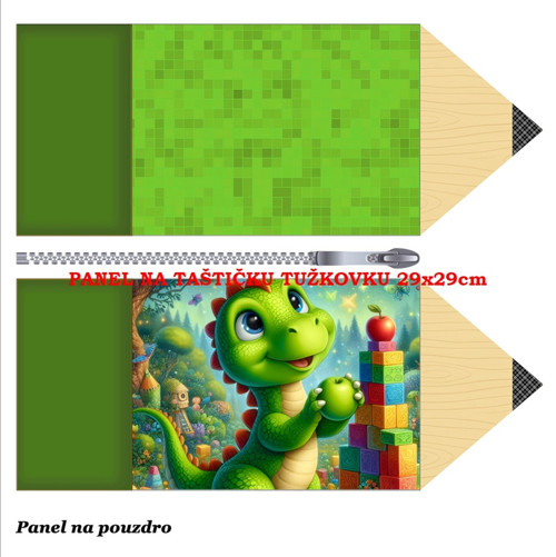 Panel na taštičku tužkovku bavlna