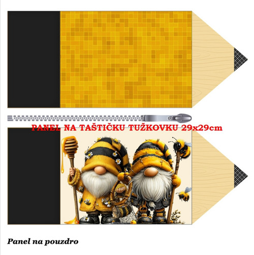 Panel na taštičku tužkovku bavlna