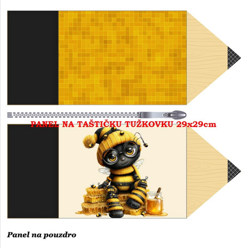 Panel na taštičku tužkovku bavlna