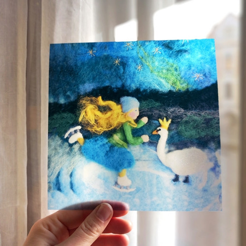 Průsvit "Zimní královny" do rámečku Light Tale