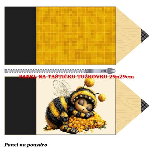 Panel na taštičku tužkovku bavlna