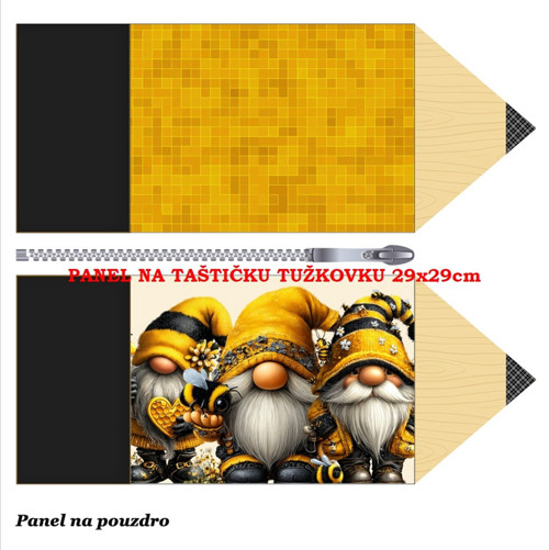 Panel na taštičku tužkovku bavlna