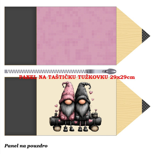 Panel na taštičku tužkovku bavlna