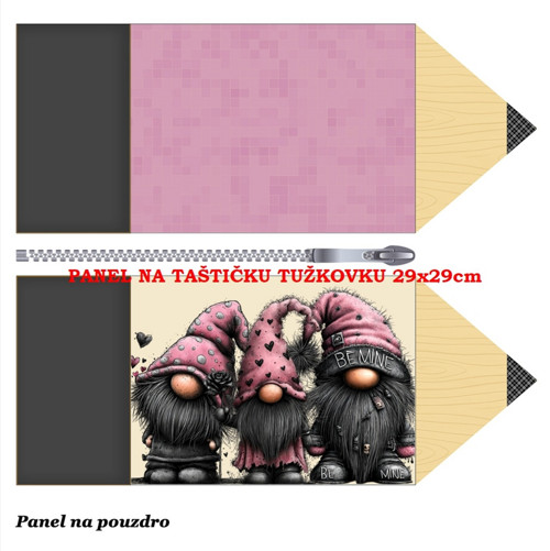 Panel na taštičku tužkovku bavlna