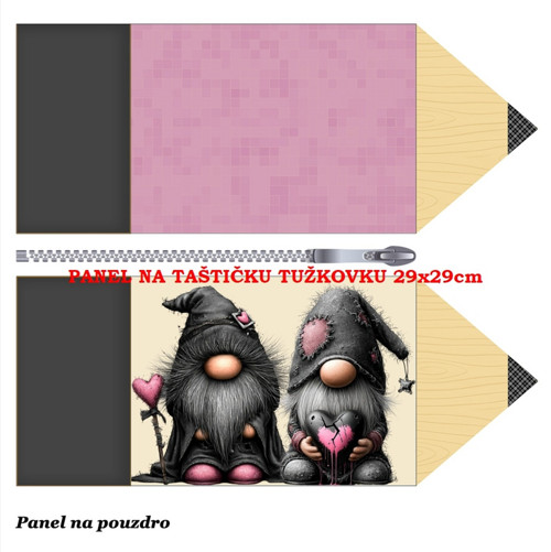 Panel na taštičku tužkovku bavlna