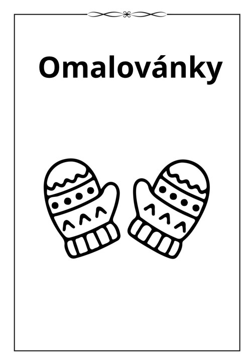 Vánoční omalovánky pro děti – PDF ke stažení