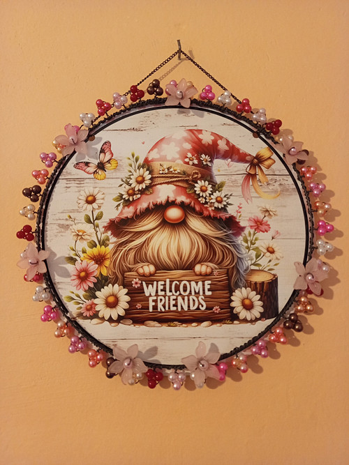 Dekorace na pověšení - Welcome