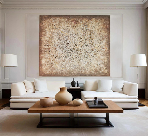 Obraz abstraktní malba "Spot" 140x120 cm