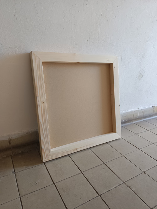 Dřevěný rám na mechový obraz 50 x 40 cm - VÝPRODEJ