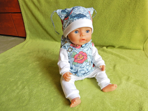 3dílný set "ptáček 2" pro panenku Baby born 43cm