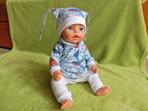 3dílný set "ptáček 3" pro panenku Baby born 43cm