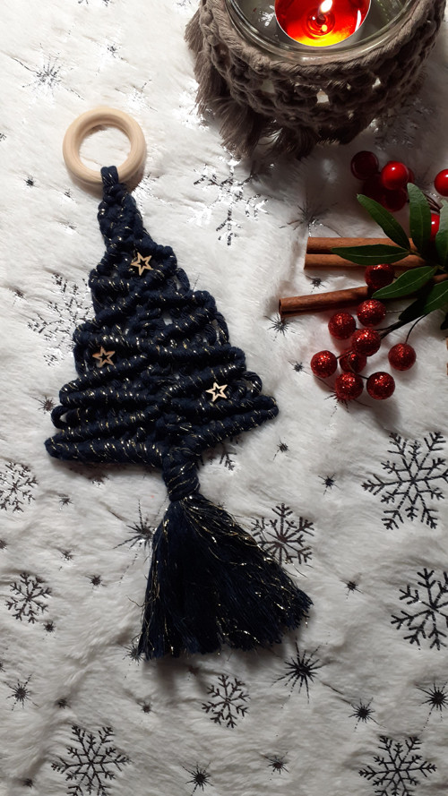 Macramé stromek
