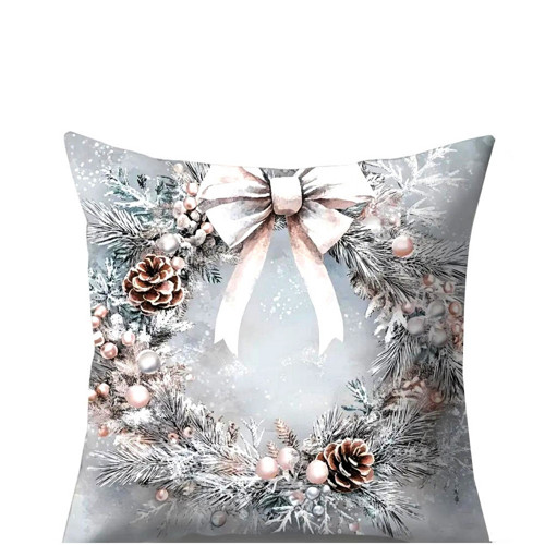 Povlak na polštář 45 cm x 45 cm, zip, PES, D