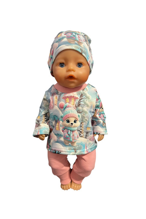 Oblečko pre Baby Born 43 cm - macko