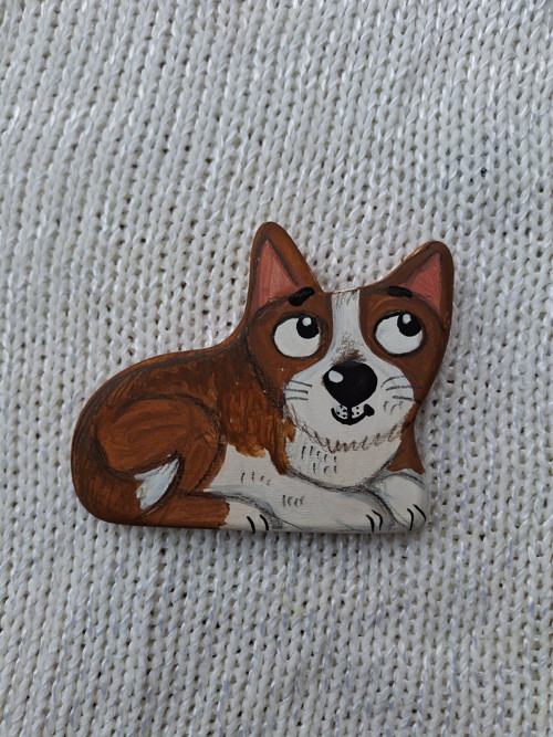 Corgi-brož na prani — foto 1
