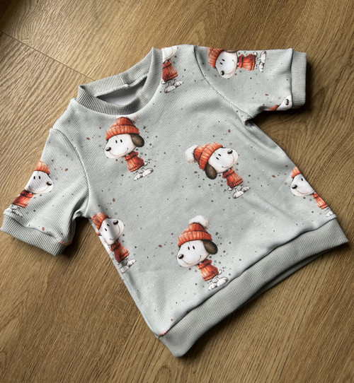 Tričko s krátkým rukávem Snoopy - vel. 80-86