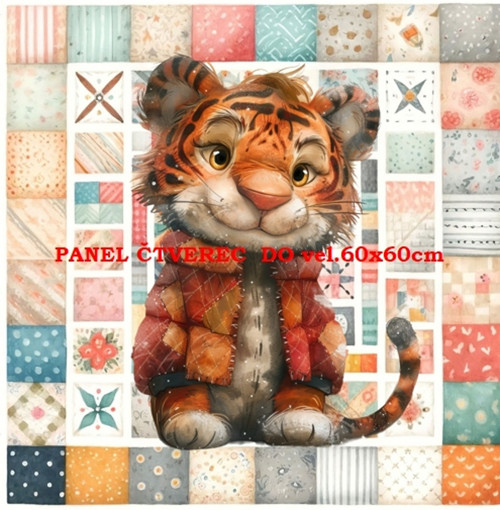 Bavlněný panel 15x15 cm skladem