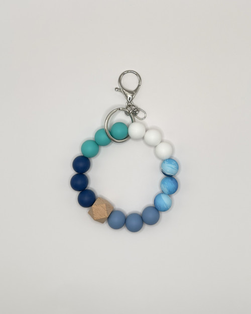 Beach Vibes Wristlet Keychain