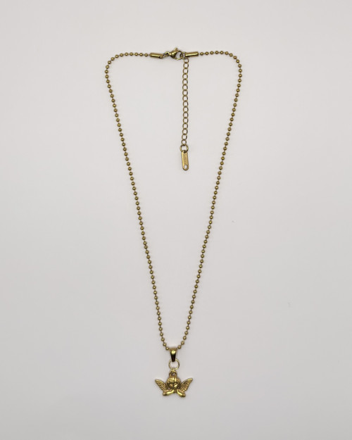 Gold Angel Necklace